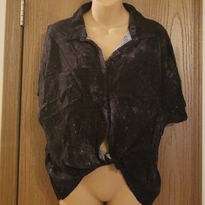 Black and white Tie Dyed Amy sz Large